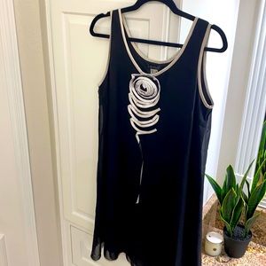 Venus sleeveless LBD with flair. Size 10.